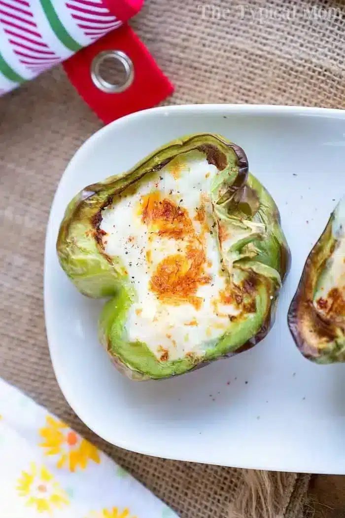 Air Fryer Breakfast Stuffed Peppers