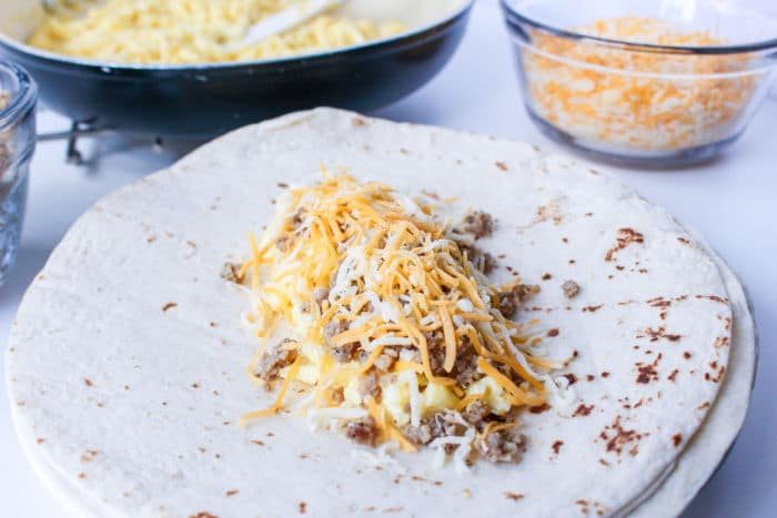 Freezer Breakfast Burrito