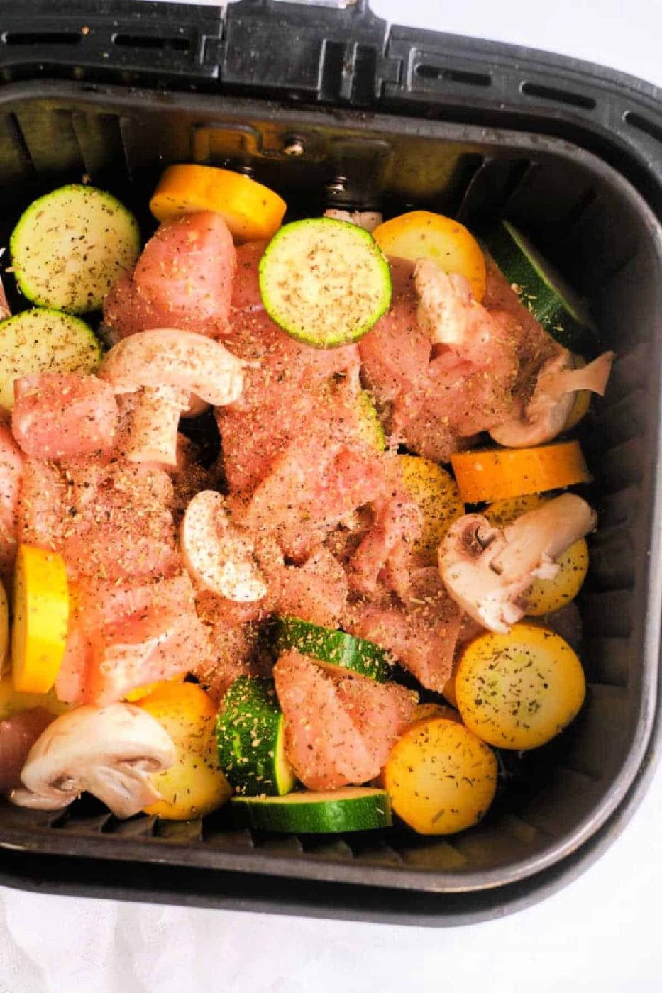 Air Fryer Chicken and Vegetables