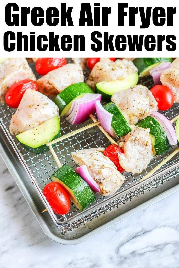 Air Fryer chicken skewers