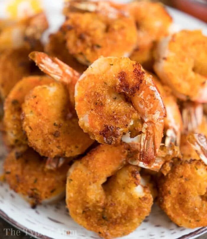 Fried shrimp in air fryer