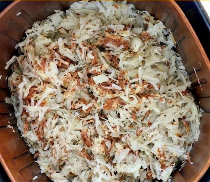Air Fryer Hash Browns from Potatoes