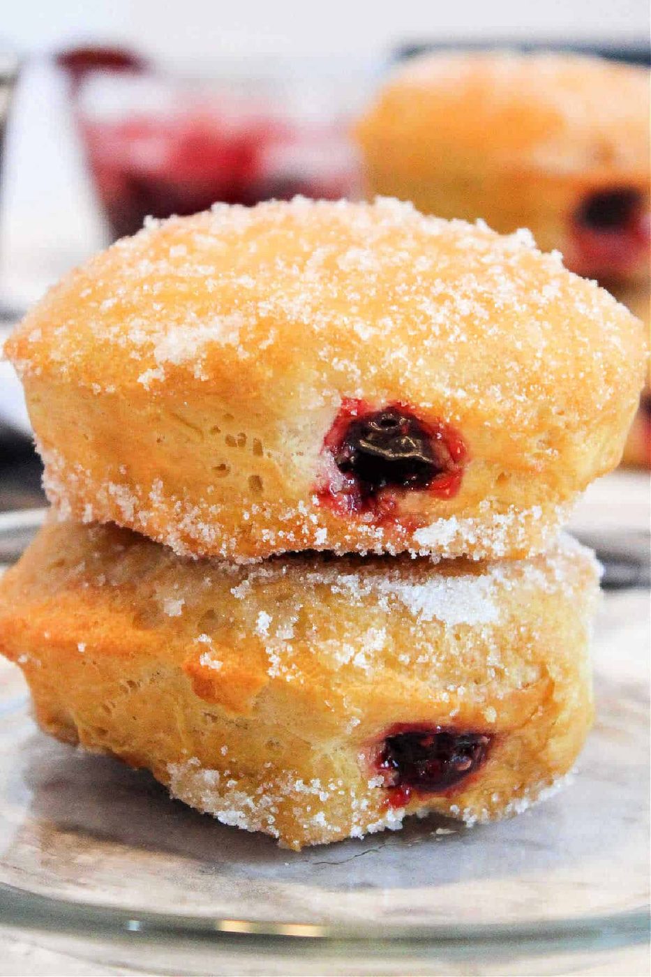 Air Fryer Jelly Filled Donut