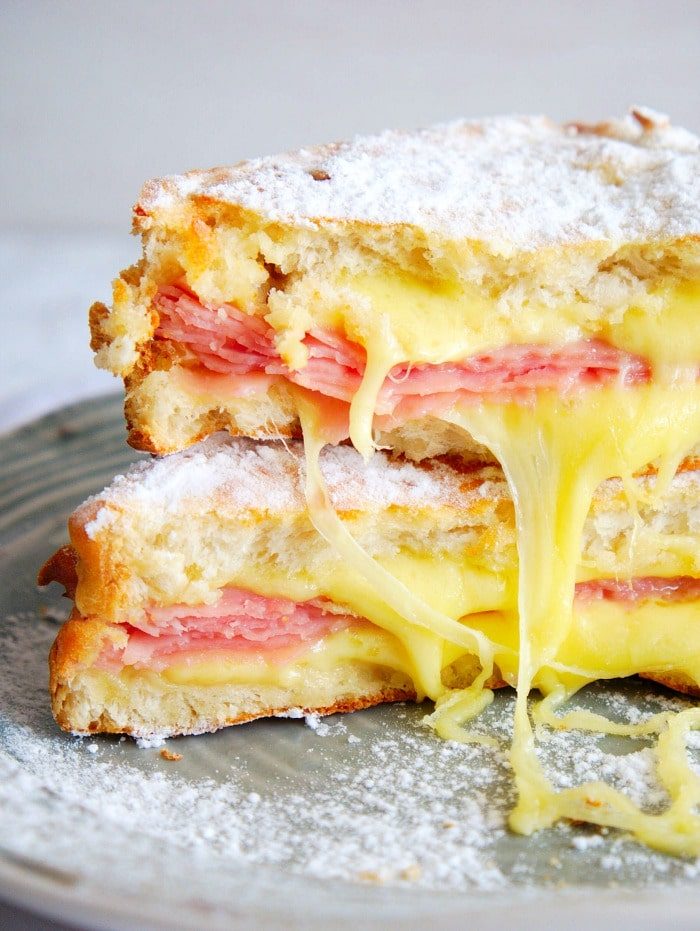 Air Fryer Monte Cristo Sandwich