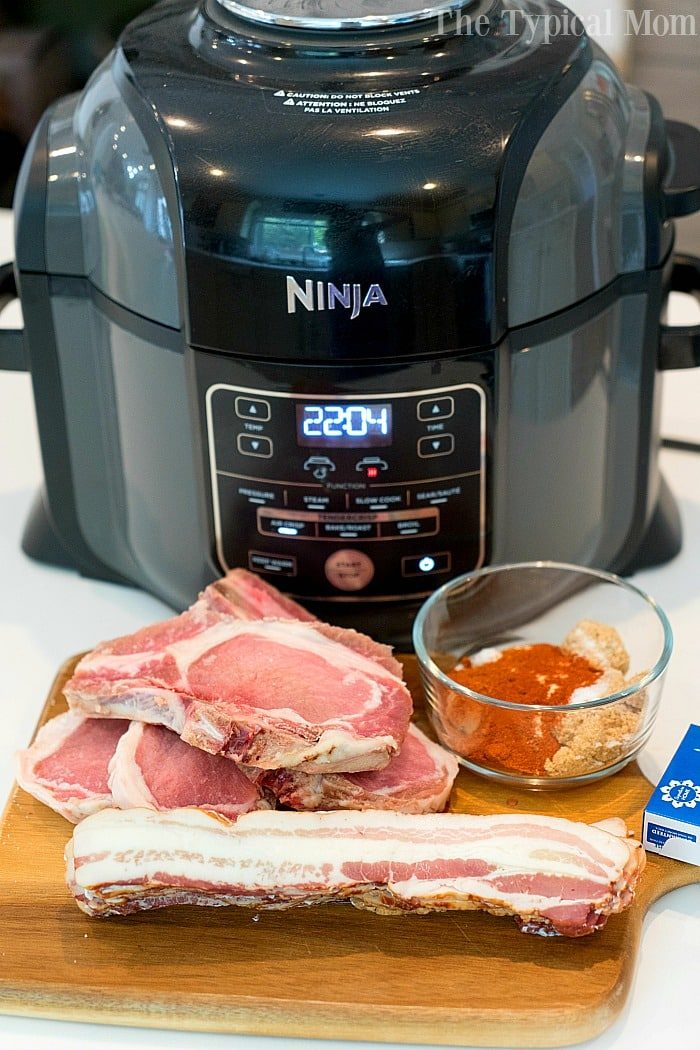 ninja foodi pork chops