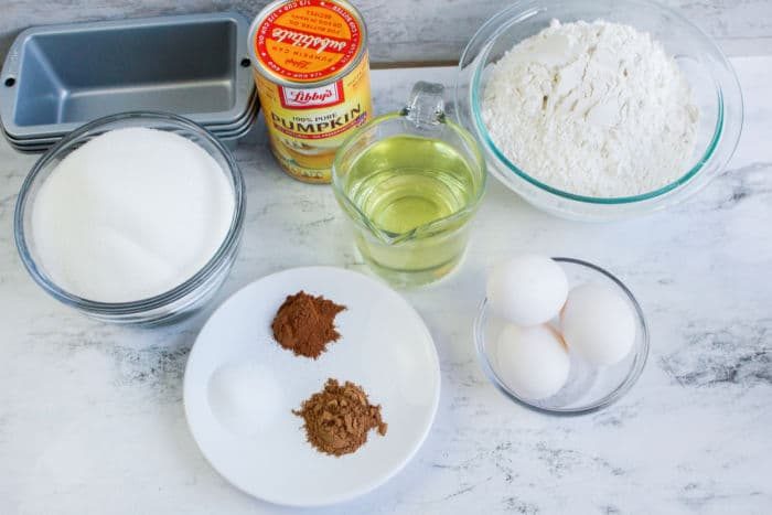 pumpkin bread ingredients