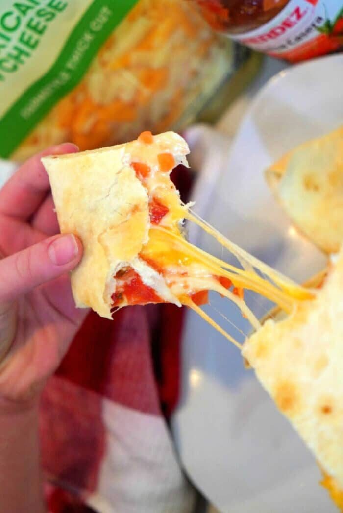 air fryer chicken quesadillas