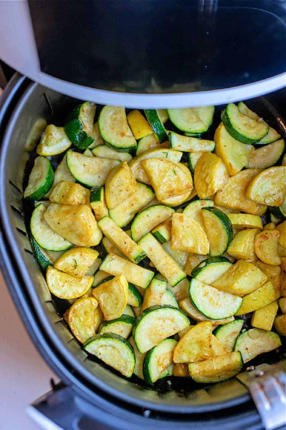 Air Fryer Squash and Zucchini