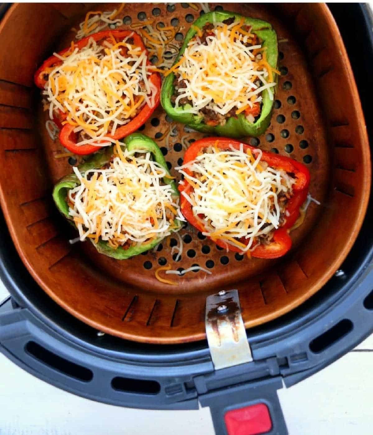 Air Fryer Stuffed Peppers