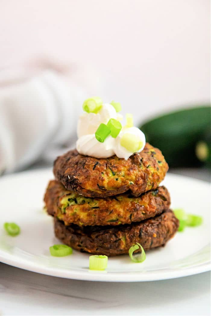 air fryer zucchini fritters recipe