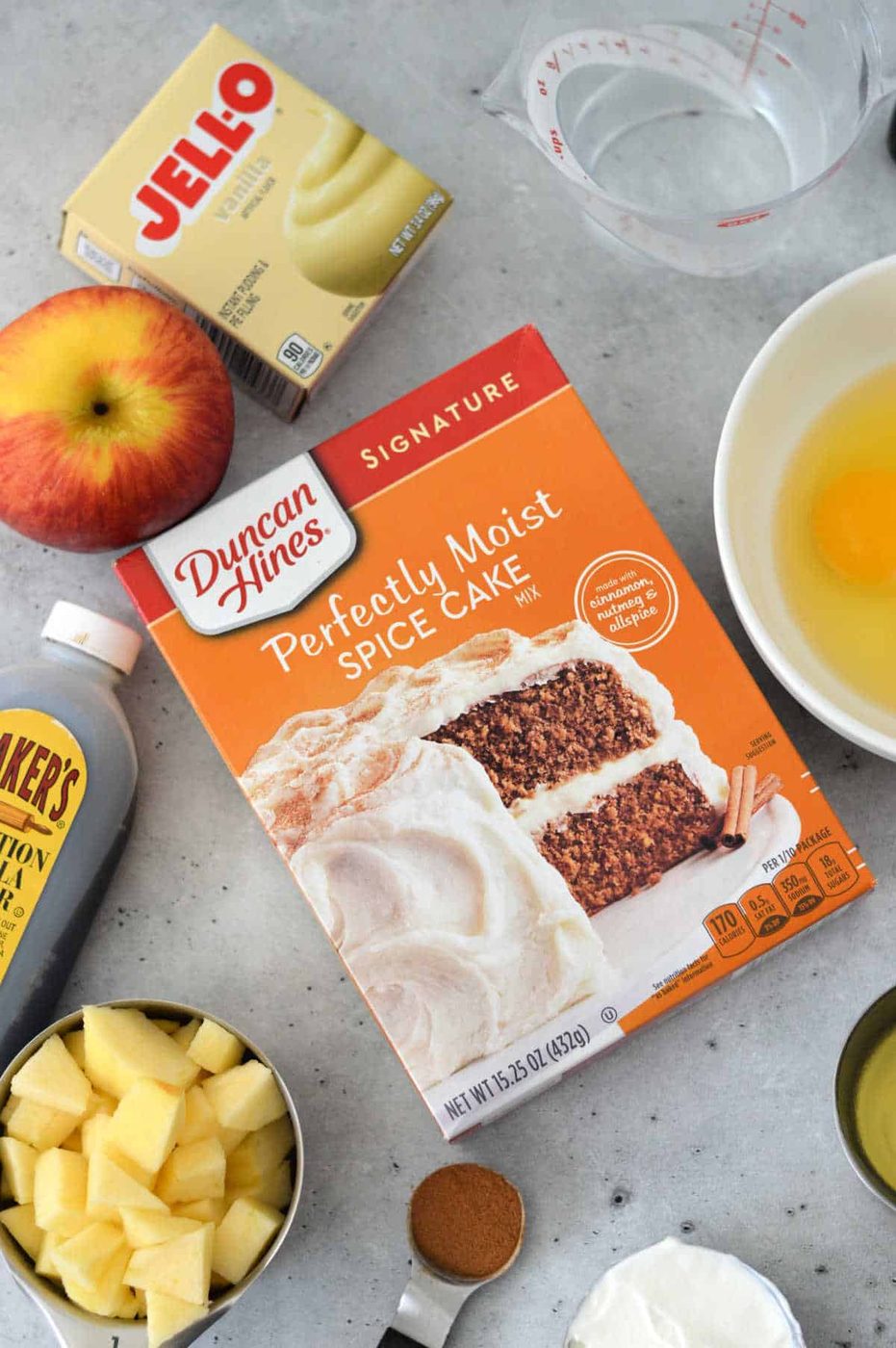 Apple Cake, plus Cake Mix