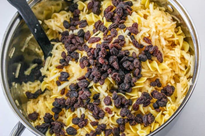 apple noodle casserole