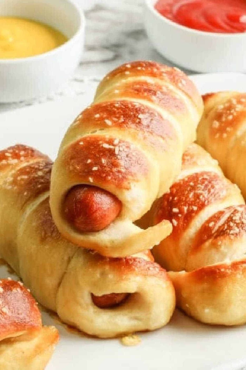 Copycat Auntie Anne's Pretzel Dogs