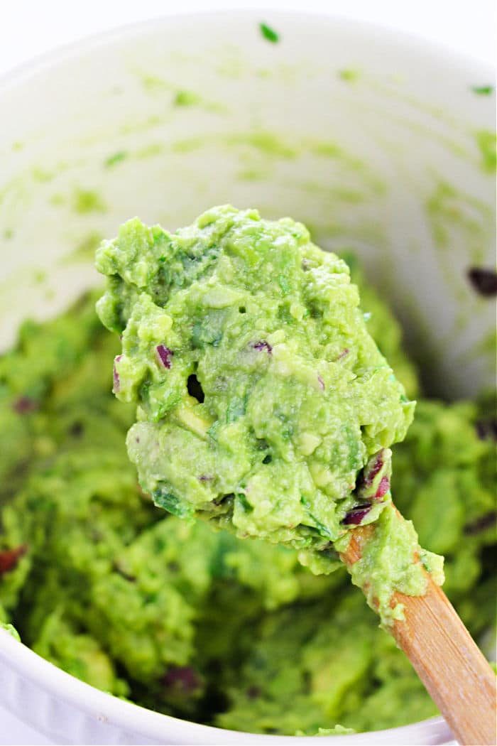 homemade guacamole