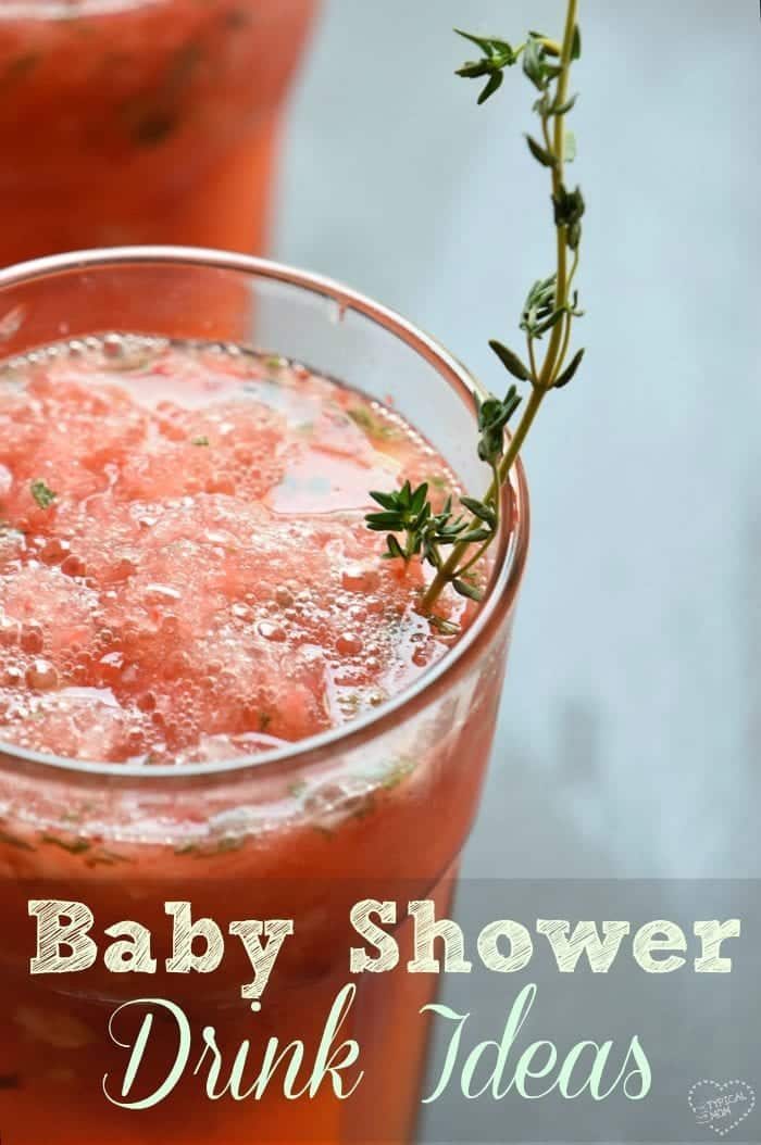 baby shower drinks non alcoholic