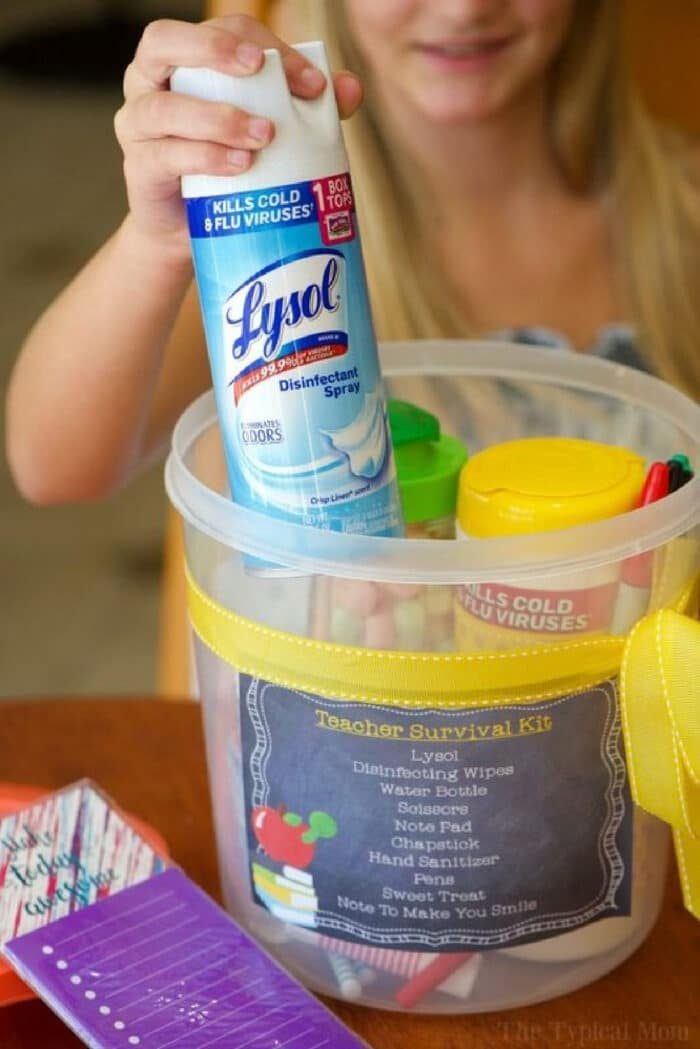 back to school teacher survival kit