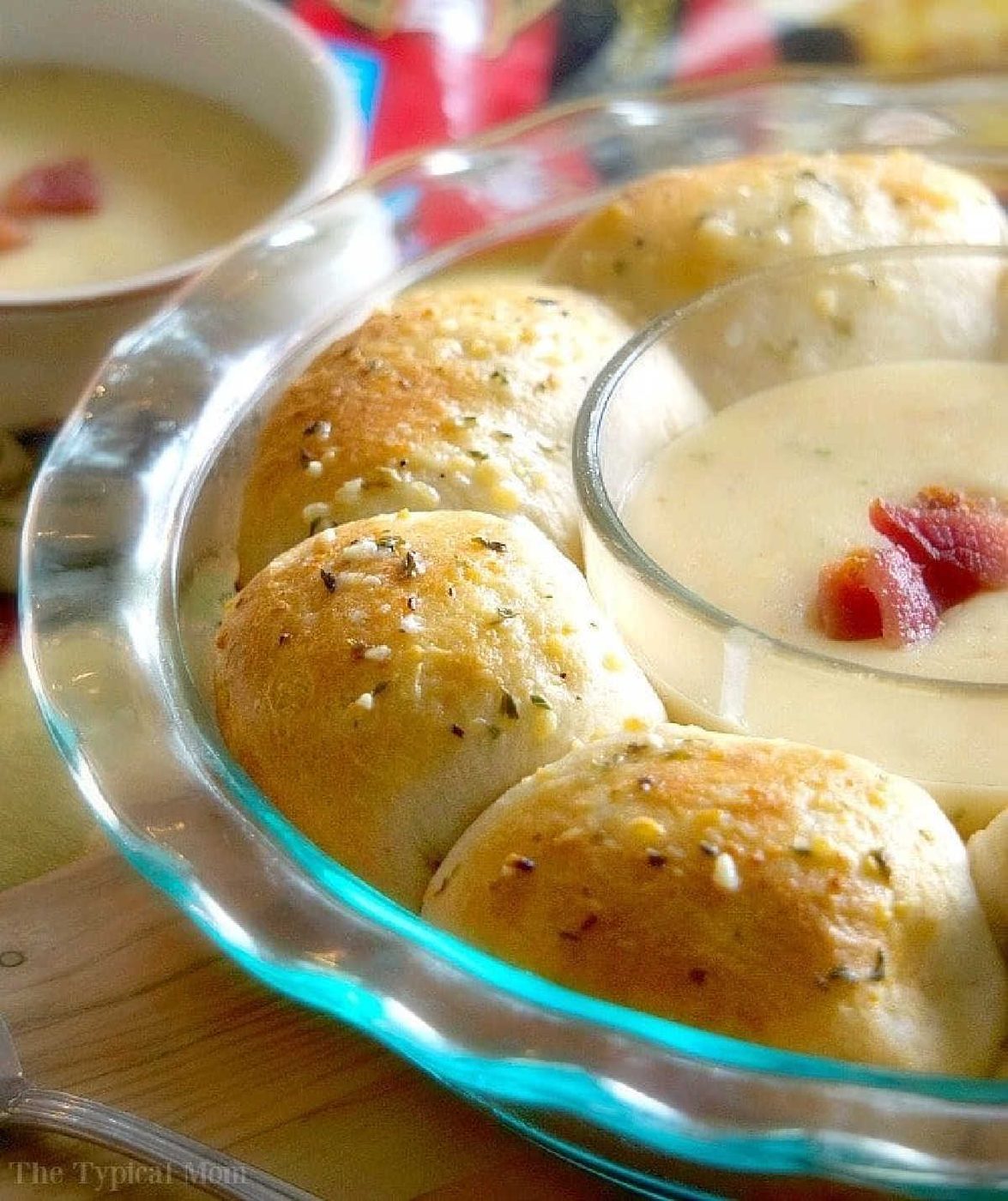 Refrigerated Biscuit Bacon Cheese Pull Aparts
