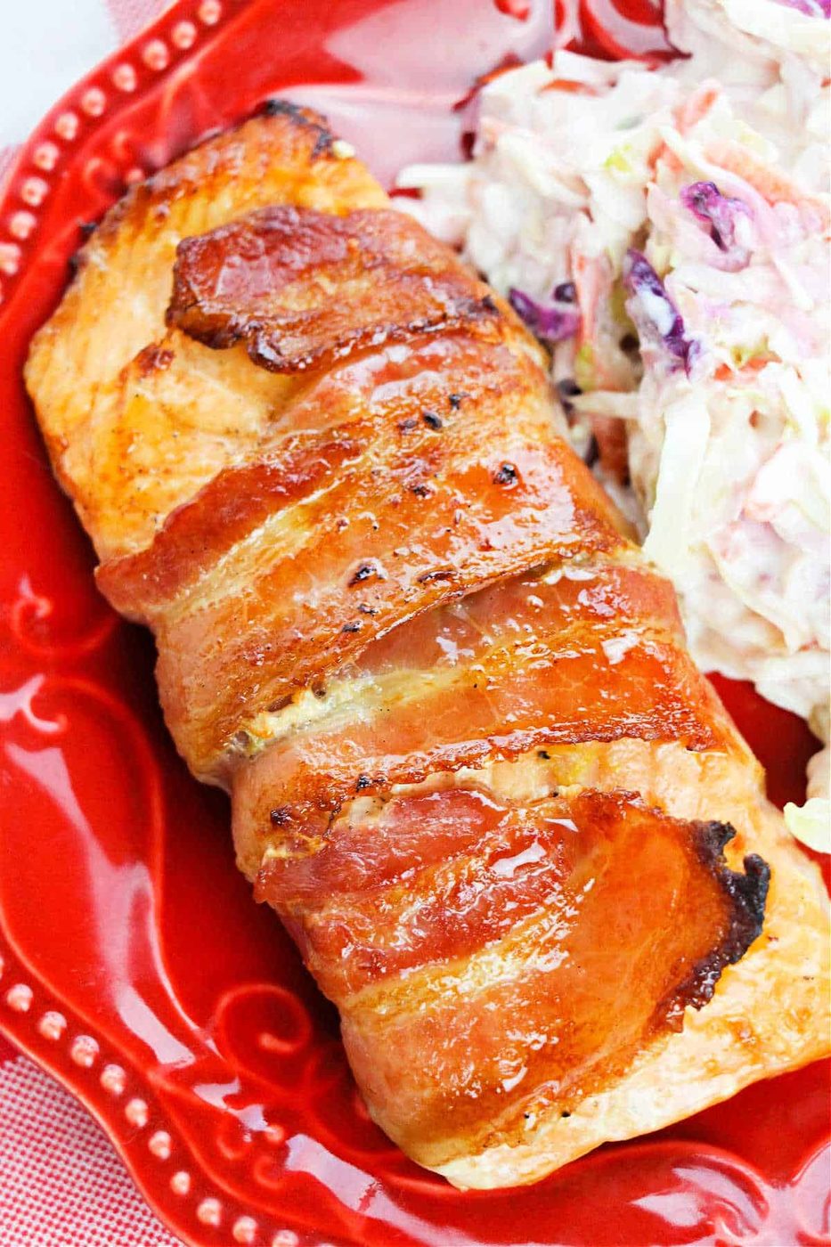 Bacon Wrapped Salmon