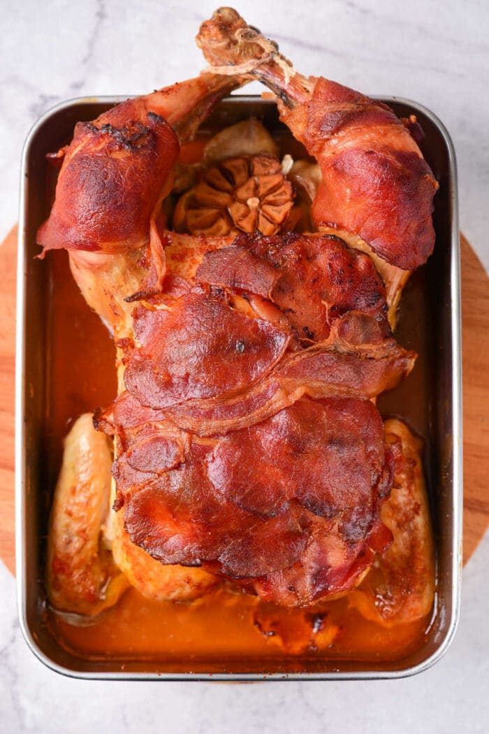 Bacon Wrapped Stuffed Chicken