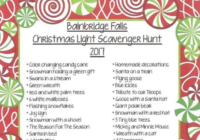 bainbridge scavenger hunt