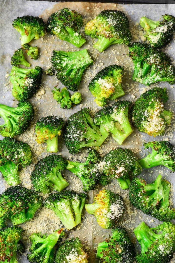 Frozen Broccoli in the Oven