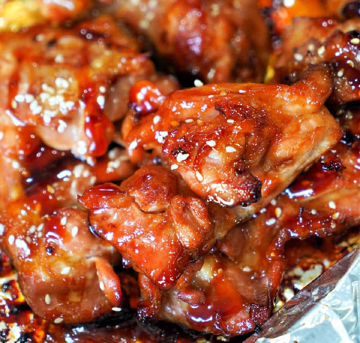 Oven Baked Teriyaki Chicken Thighs