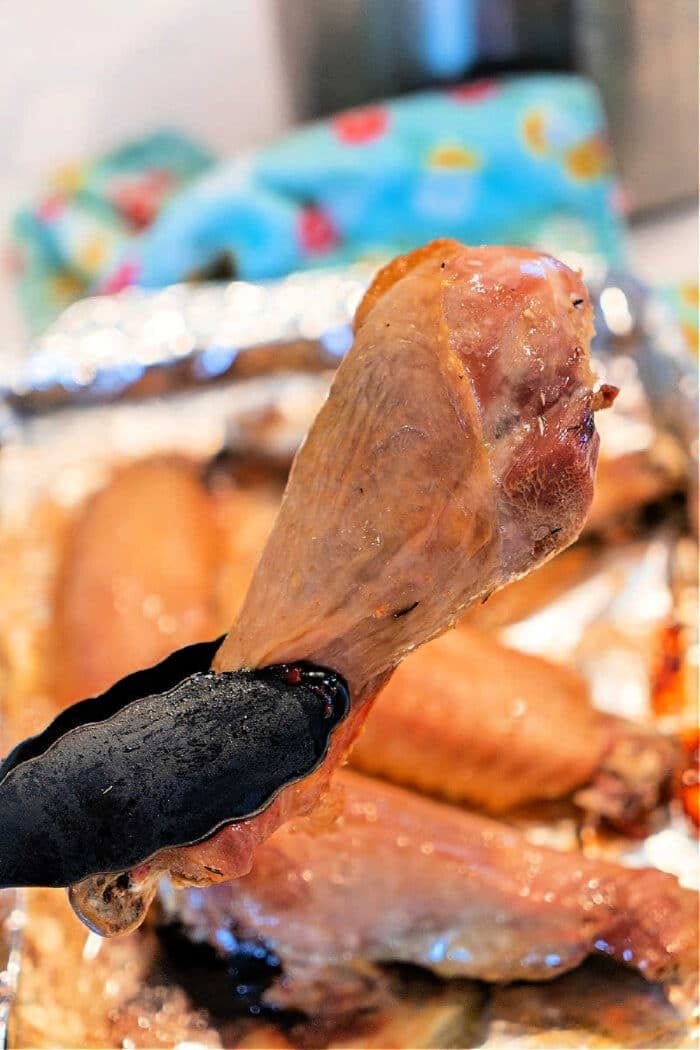 turkey legs in oven