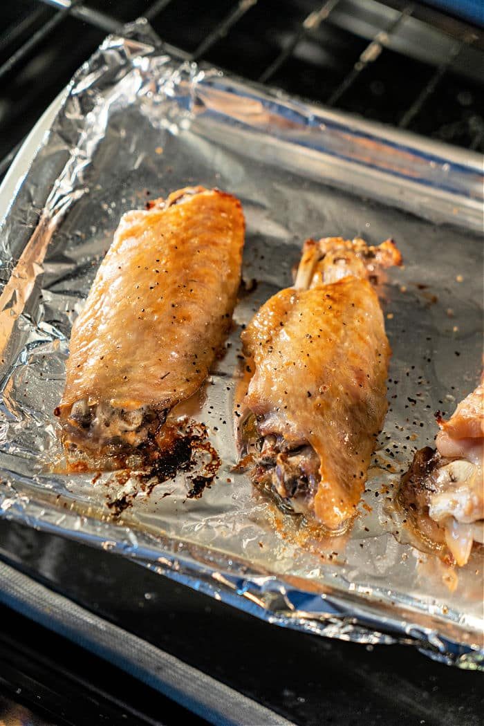 Turkey Wings in the Oven