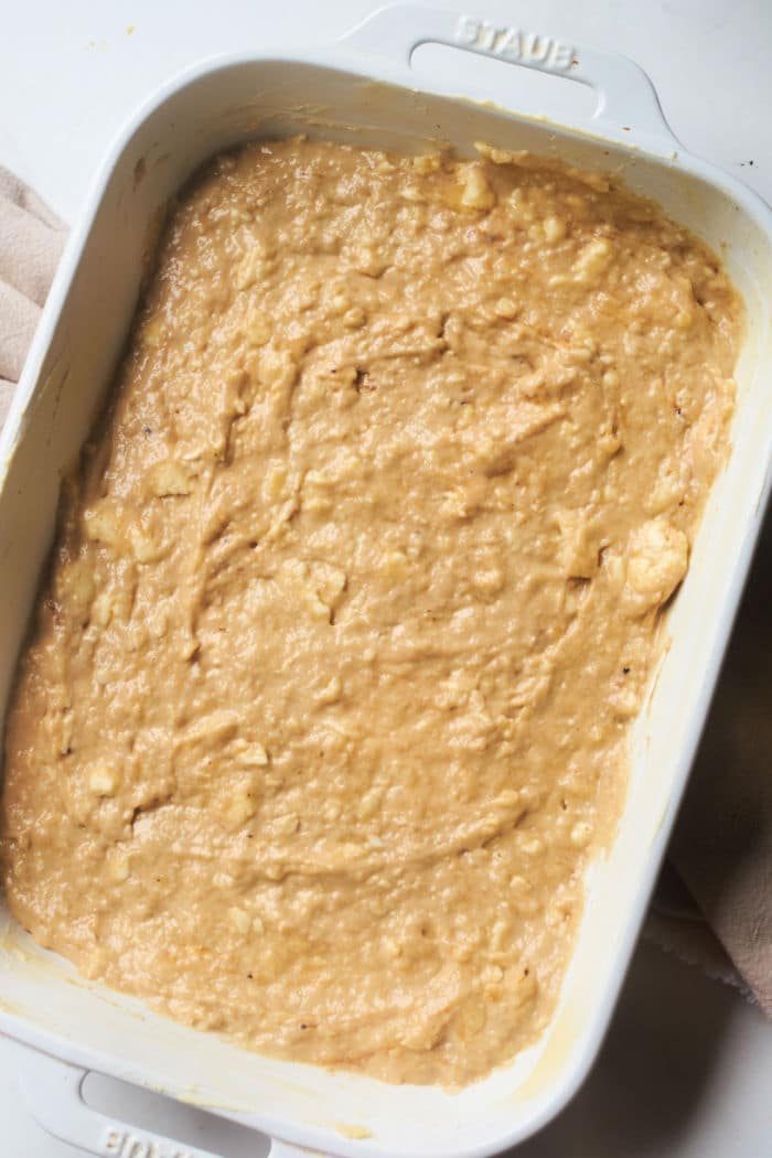 banana bread in 9x13 pan