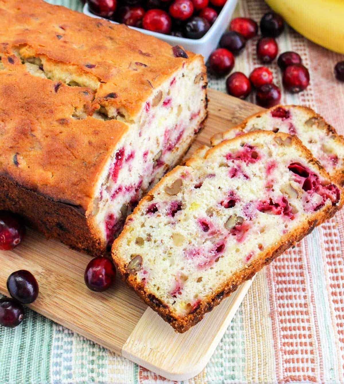 Banana Cranberry Bread