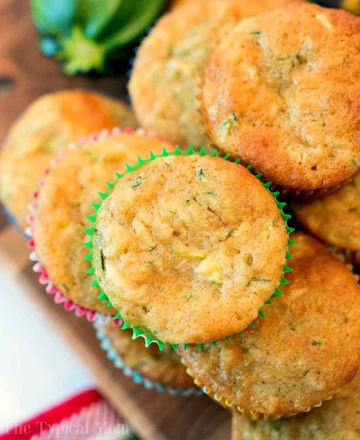 Zucchini Banana Muffins