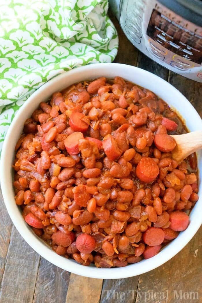Beans and Weenies on the Stove