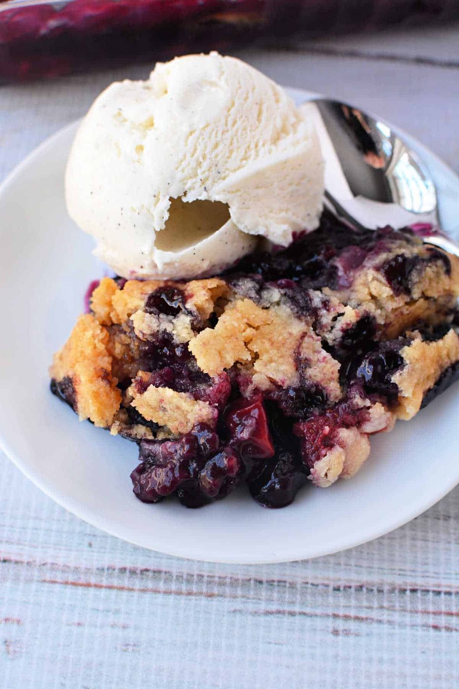 Berry Cobbler, plus Cake Mix