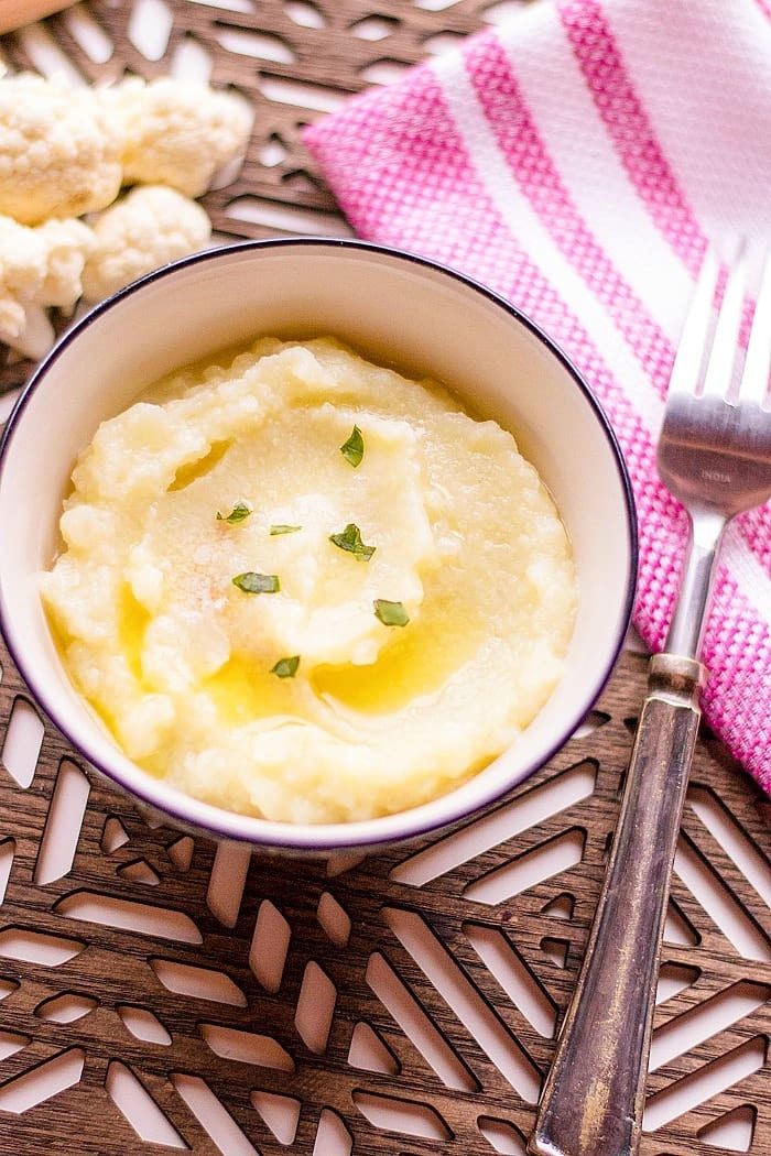 Low Carb Best Mashed Cauliflower