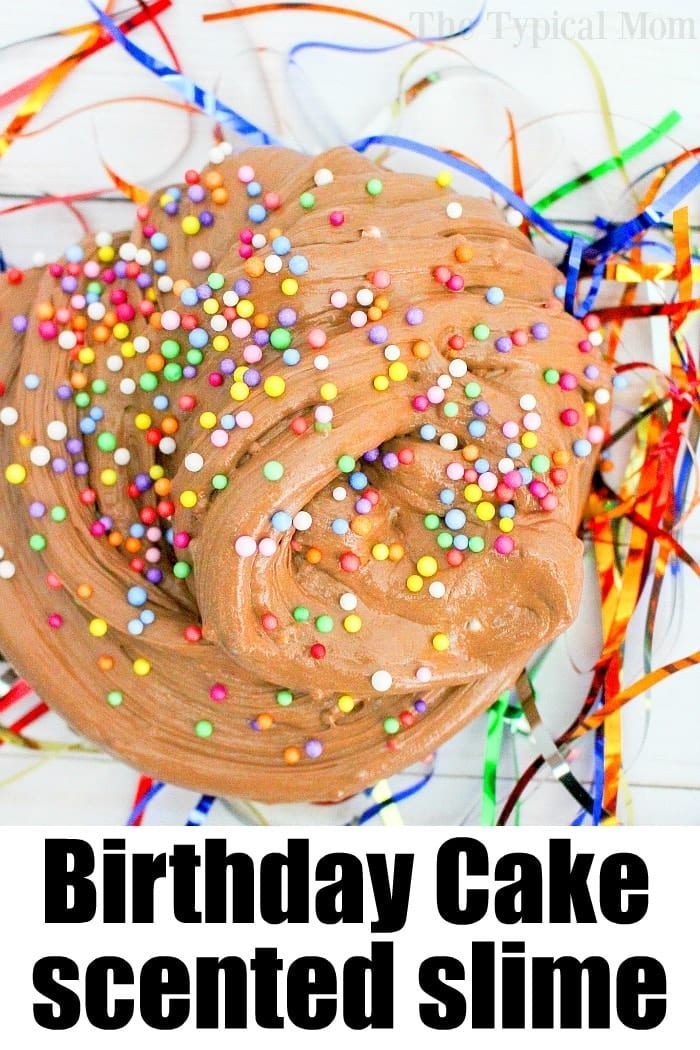 Birthday Cake Slime