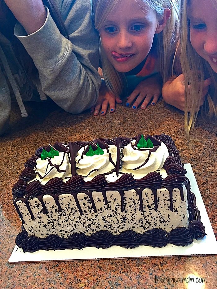 Baskin-Robbins customized ice cream cakes.