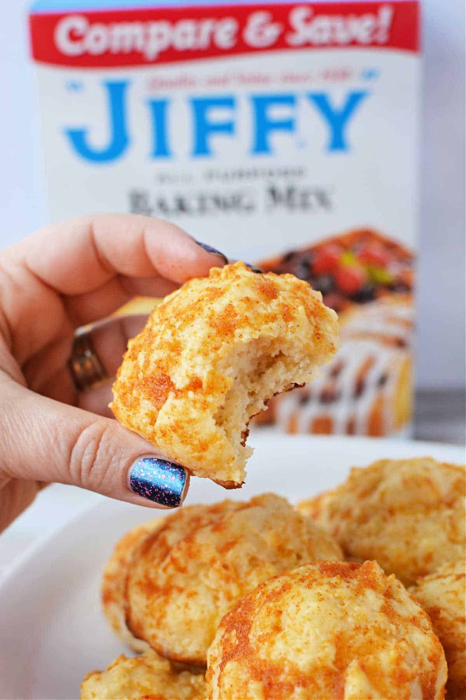Cheddar Biscuits, plus Jiffy Mix