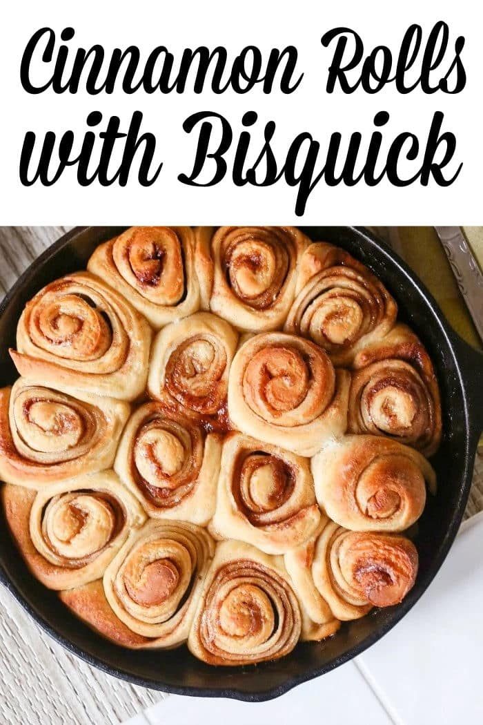 cinnamon rolls bisquick