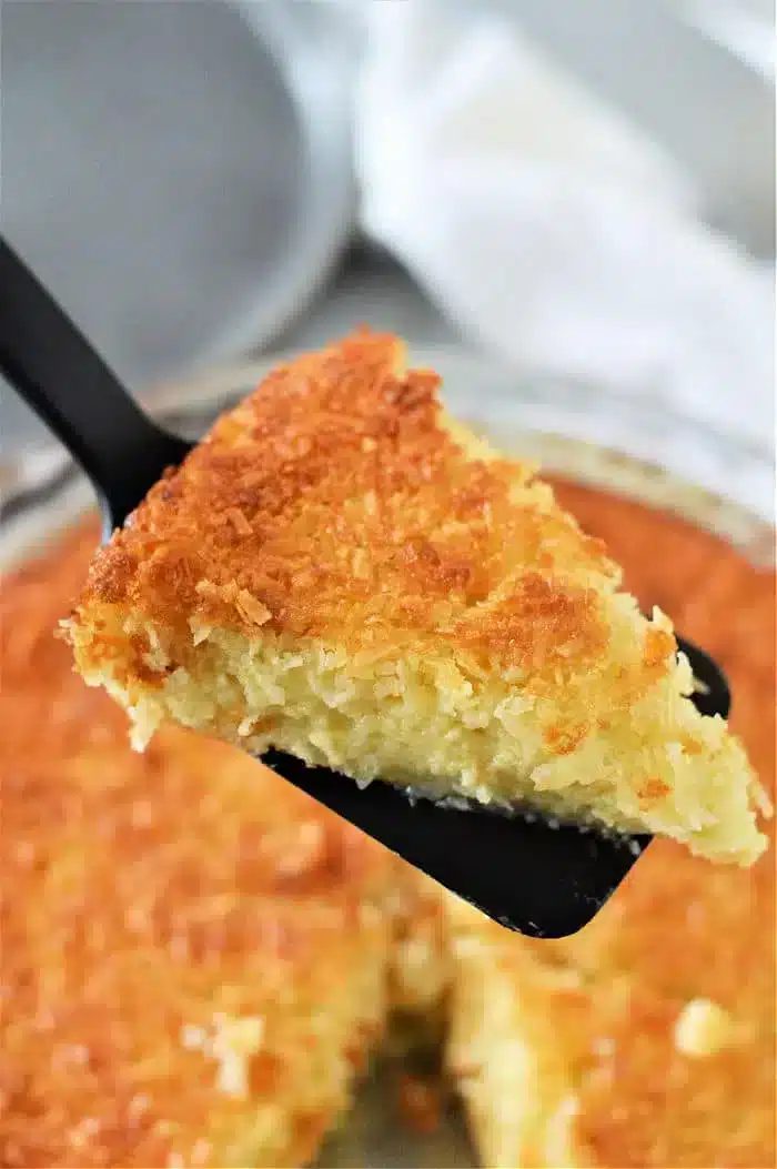 Crustless Coconut Bisquick Impossible Pie