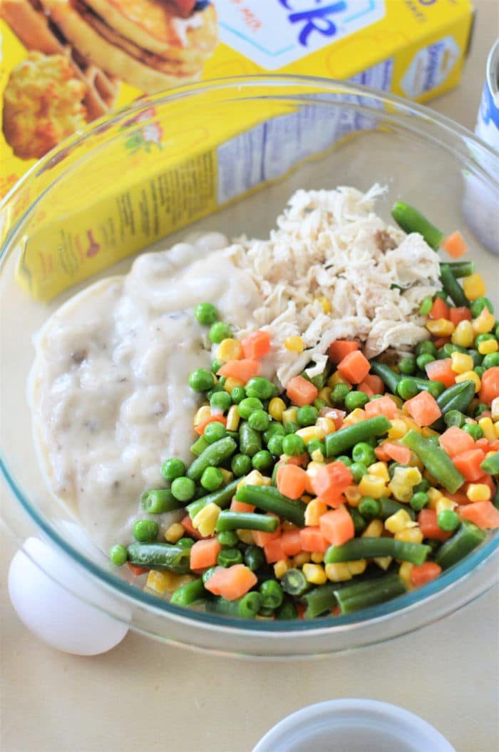 Bisquick Chicken Pot Pie with Veg-All