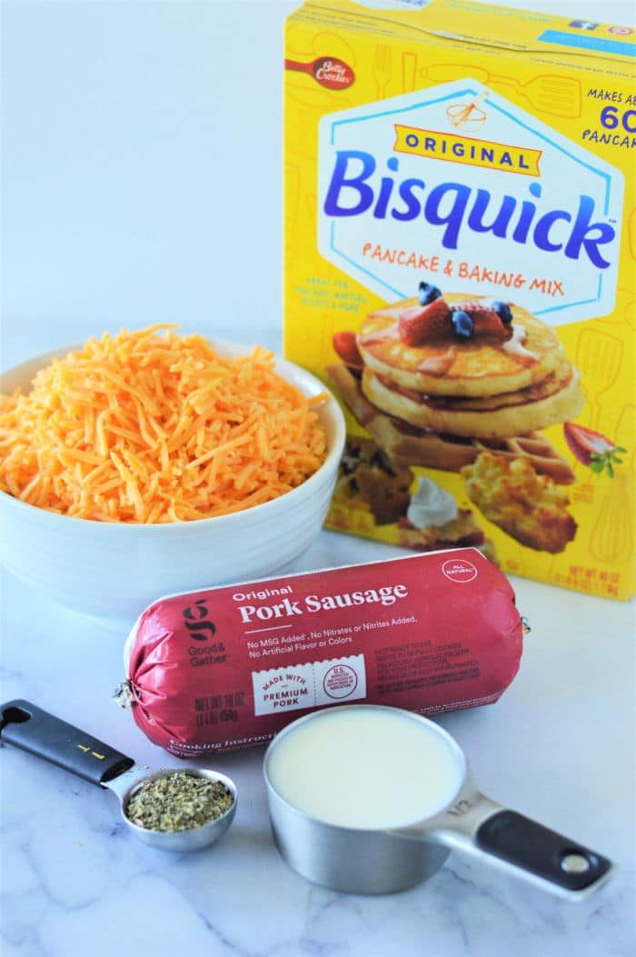 3 Ingredient Bisquick Sausage Balls