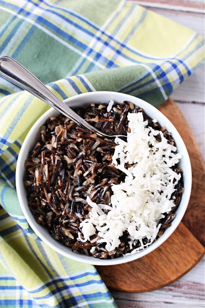 how to make black rice pudding