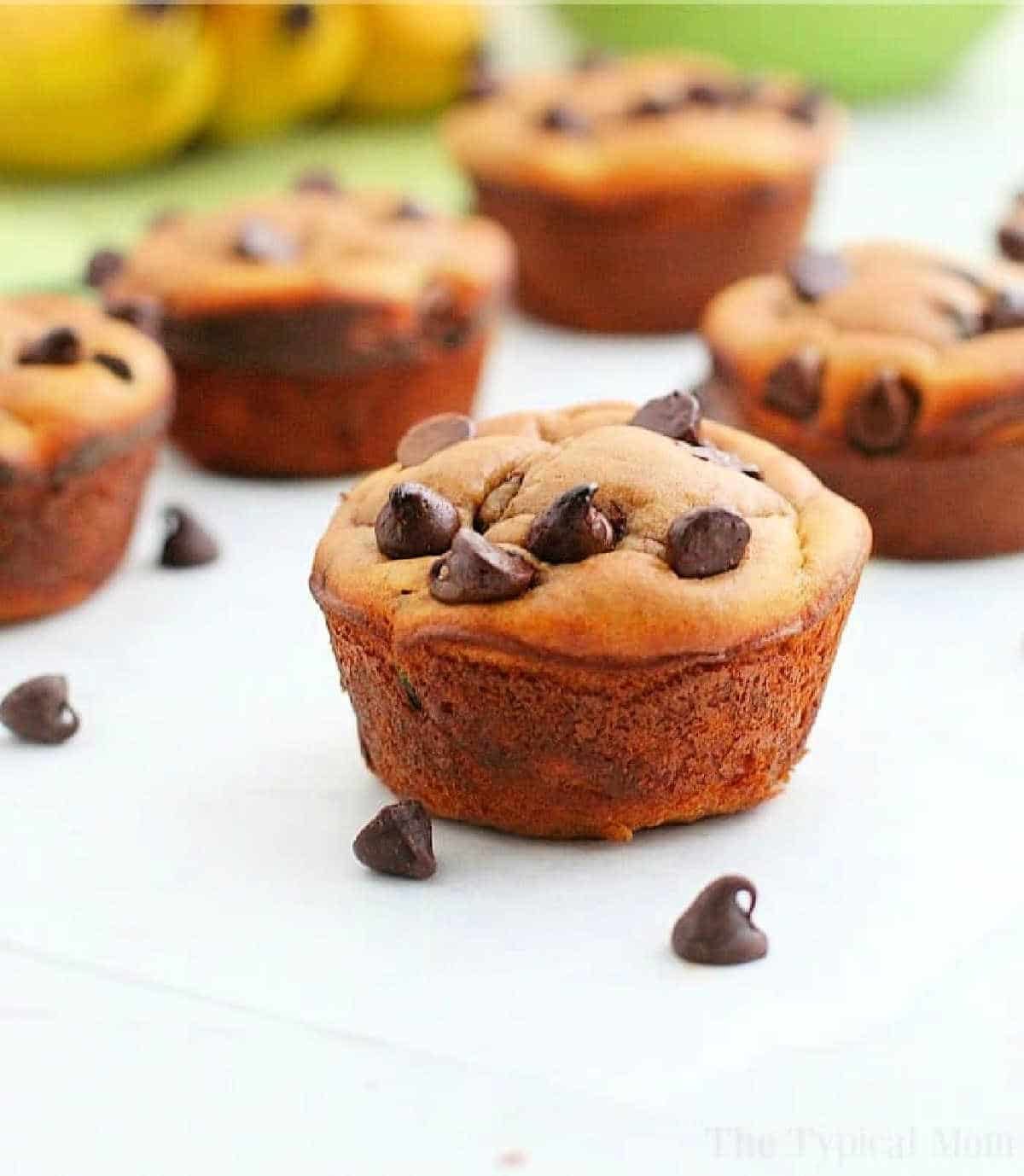 Peanut Butter Blender Muffins No Flour