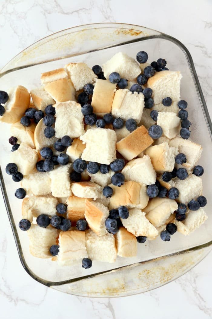 Blueberry Bread Pudding recipe