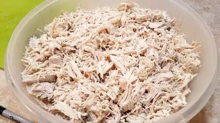 boiled chicken