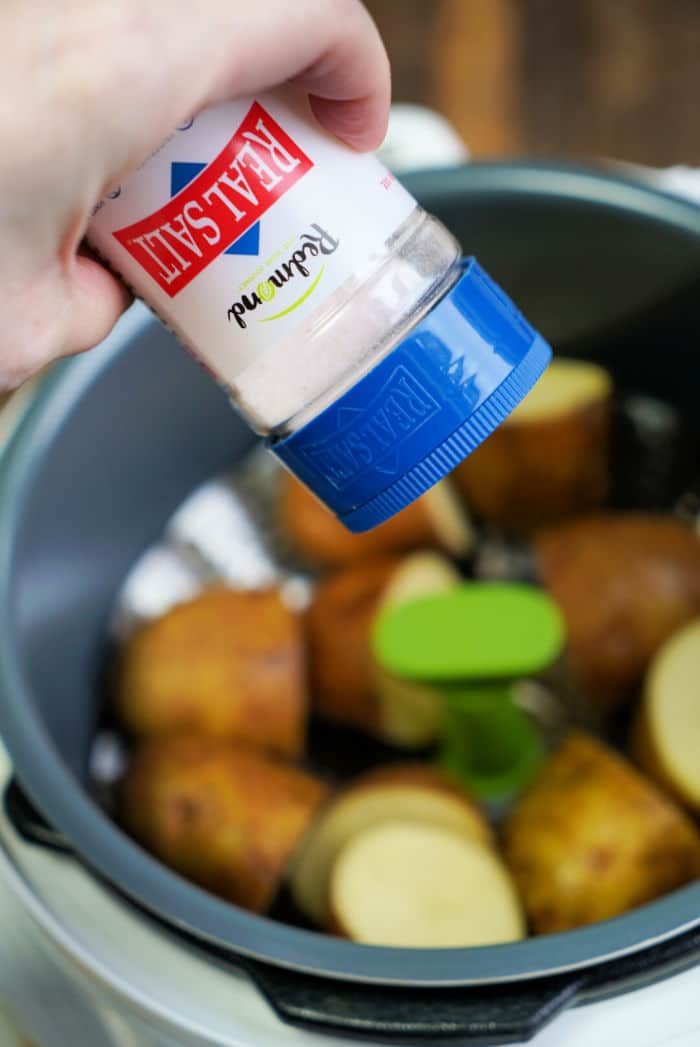 pressure cooker boiled potatoes