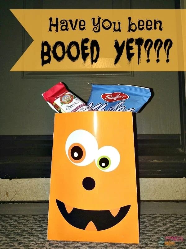 Free You've Been Booed Sign