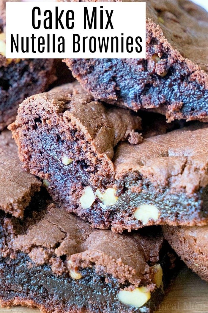 brownies from cake mix