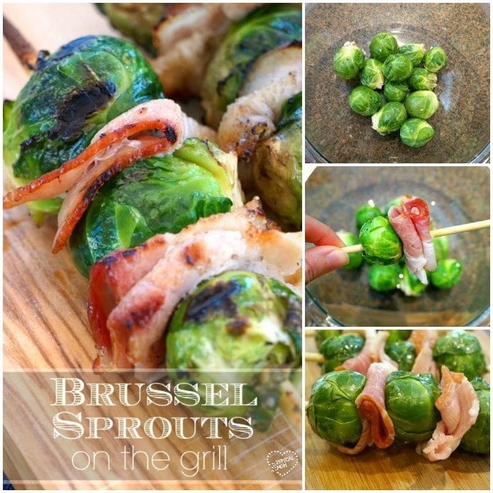 brussel sprouts on the grill