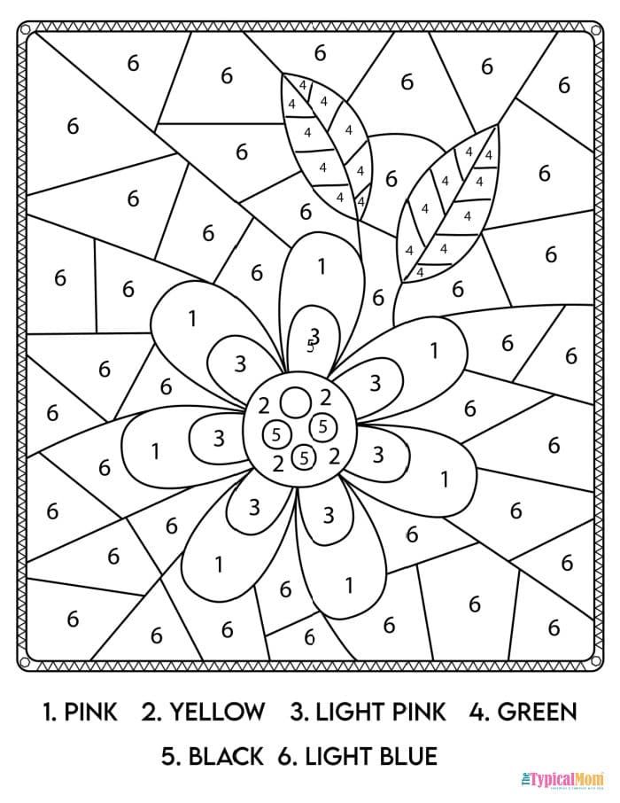 spring coloring pages